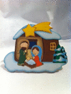 NAVIDAD-BELEN CON ARBOL 13X10 ARB &243 