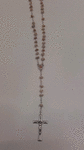 ROSARIO EN PIEDRA MEDJUGORJE CON CADENA Y CUENTAS PEQUEAS *84