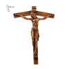 CRUCIFIJO COLOR MADERA 25 CM &278