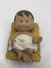 NIO JESUS INFANTIL EN CUNA &295