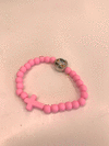 PULSERA INFANTIL ROSA ANGEL DE LA GUARDA *100