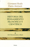 HISTORIA DEL PENSAMIENTO FILOSFICO Y CIENTFICO II
