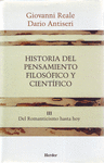 HISTORIA DEL PENSAMIENTO FILOSFICO Y CIENTFICO III