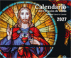 CALENDARIO DEL CORAZ�N DE JES�S 2027 - PARED CON FALDILLAS
