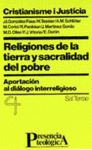 RELIGIONES DE LA TIERRA Y SACRALIDAD DEL POBRE