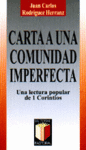 CARTA A UNA COMUNIDAD IMPERFECTA