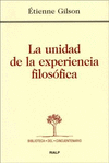 UNIDAD DE LA EXPERIENCIA FILOSFICA