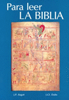 PARA LEER LA BIBLIA