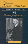 OBRAS COMPLETAS DE NGEL HERRERA ORIA. VI: DISCURSOS Y CONFERENCIAS (2)