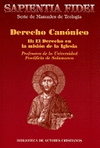 DERECHO CANNICO. II: EL DERECHO EN LA MISIN DE LA IGLESIA