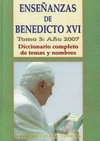 ENSEANZAS DE BENEDICTO XVI. TOMO3