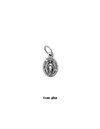 MEDALLA METAL OVAL DOBLE VIRGEN MILAGROSA CON SIGNO MARIANO 10MM